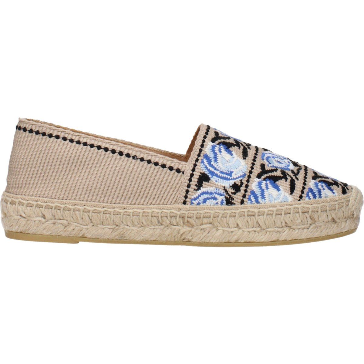 Espadrilles mit Druck und Gummisohle