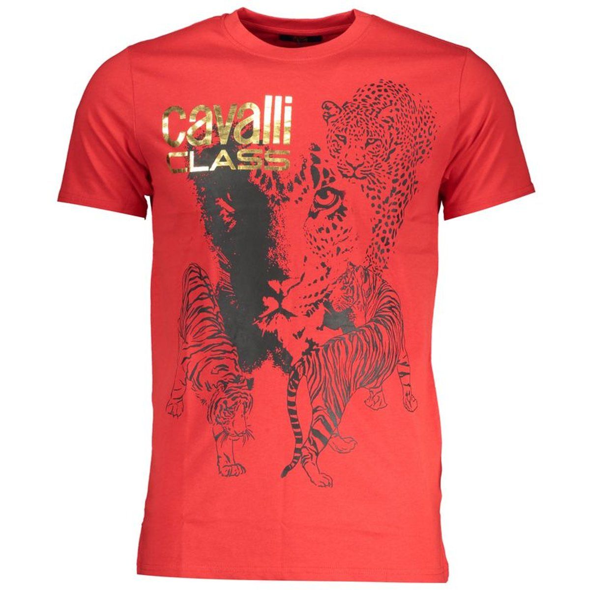 Grafik T-Shirt mit Animal Print