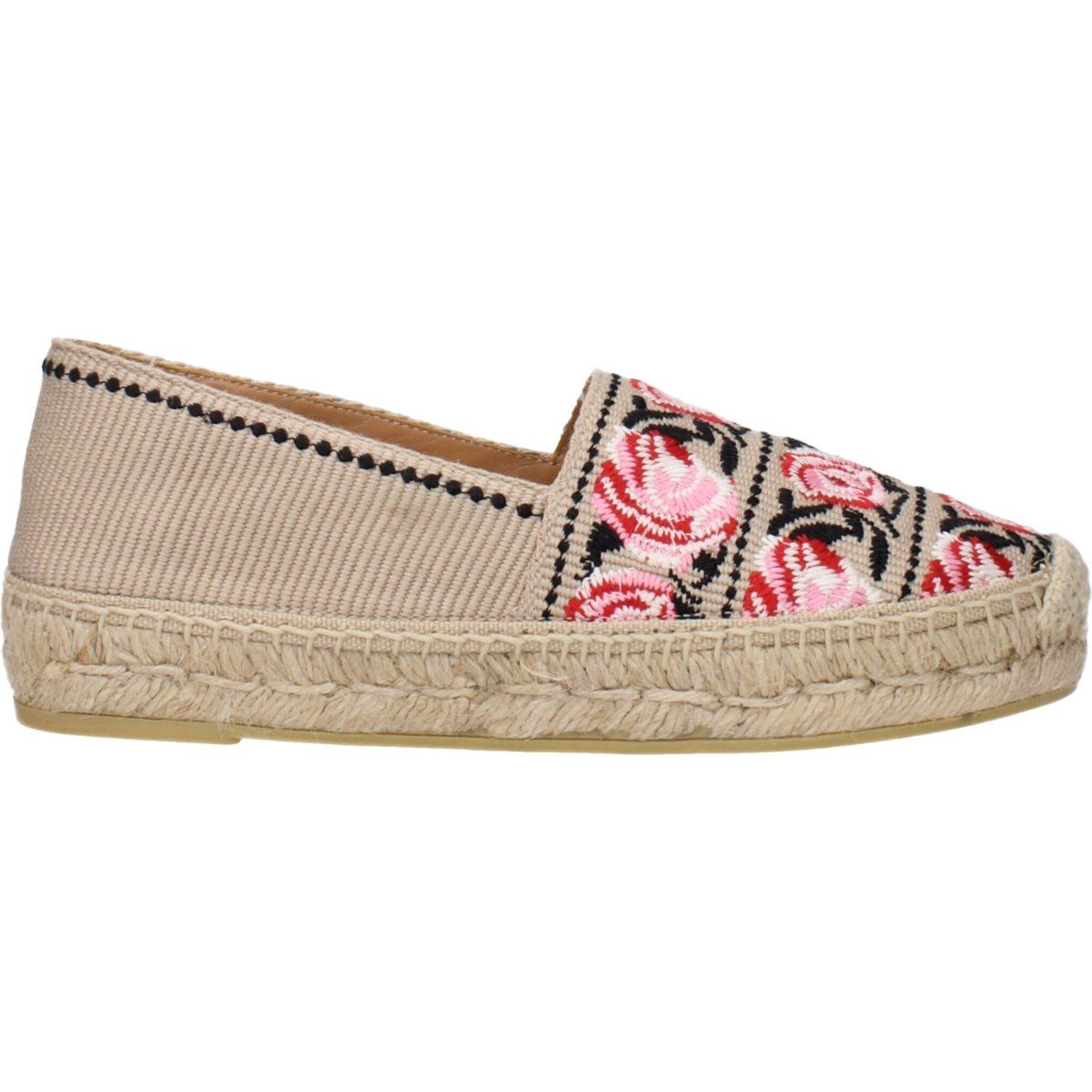 Blumenbestickte Espadrilles