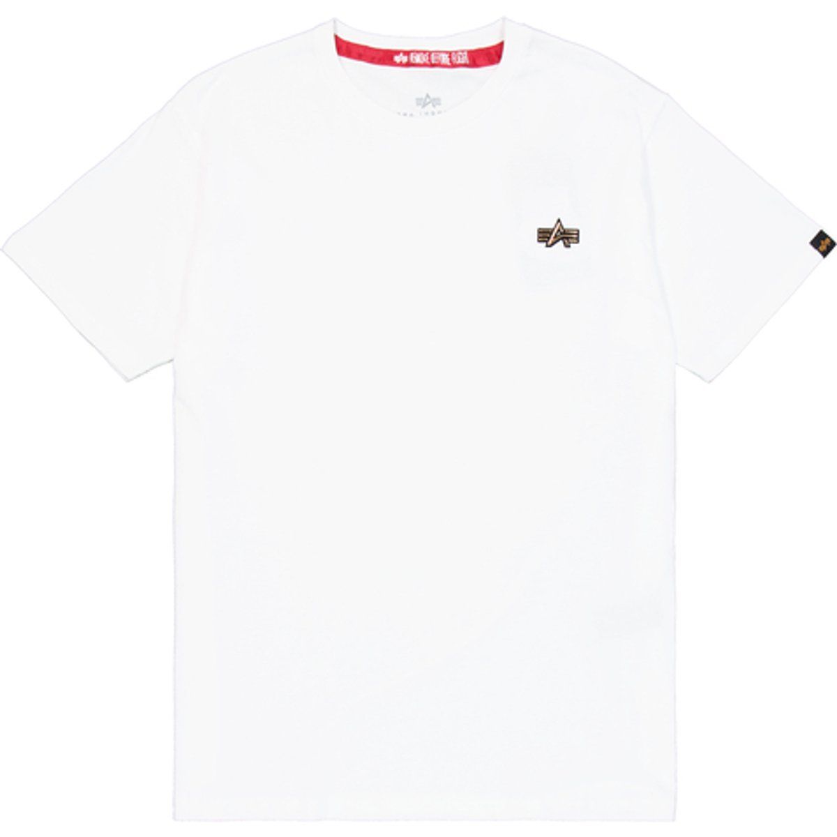 Klassisches Baumwoll-T-Shirt mit Logoprint