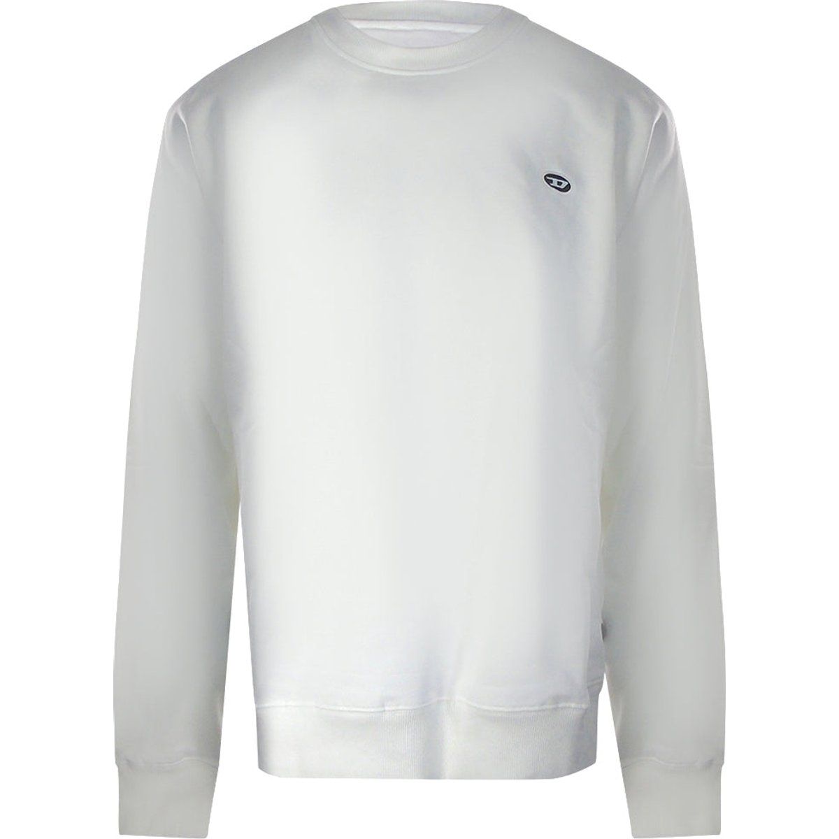 Minimalistisches Baumwoll-Sweatshirt mit Rundhalsausschnitt
