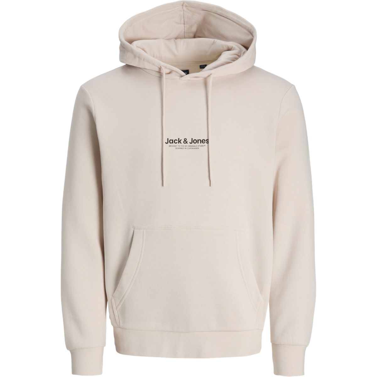 Minimalistischer Kapuzenpullover mit Textlogo