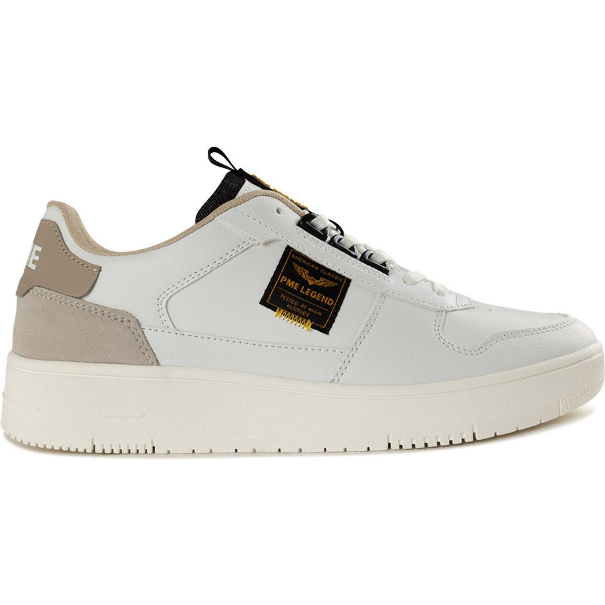 Low-Top Sneaker im Leder-Look