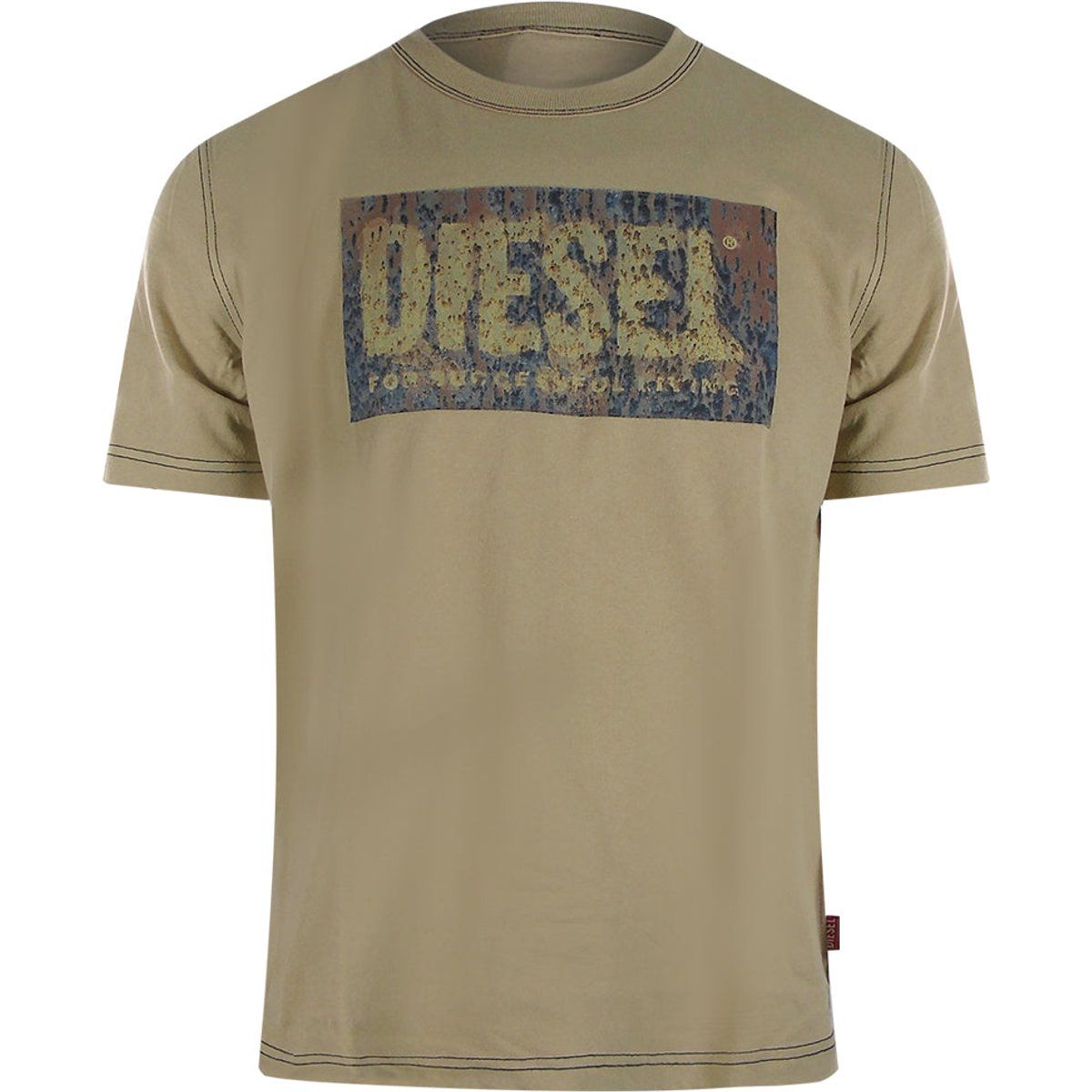 Diesel Pelican Logo Grafik T-Shirt