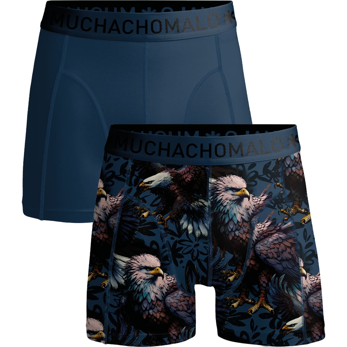 Muchachomalo Boxershorts aus Baumwoll-Modal für Herren – 2er-Pack – Herrenunterwäsch