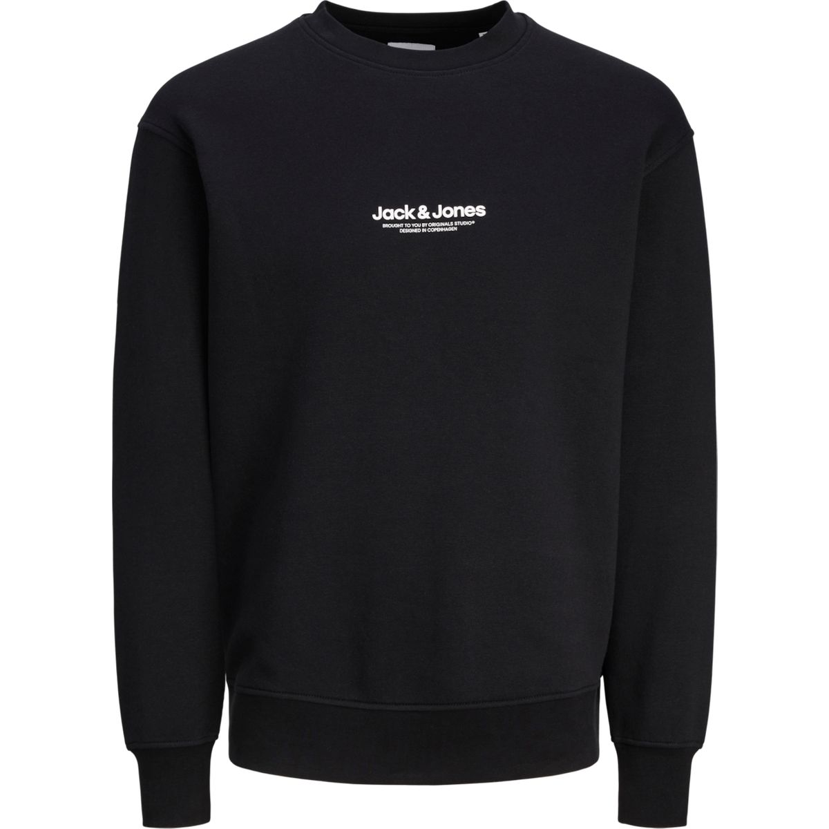 Klassisches Baumwoll-Sweatshirt mit Rundhalsausschnitt