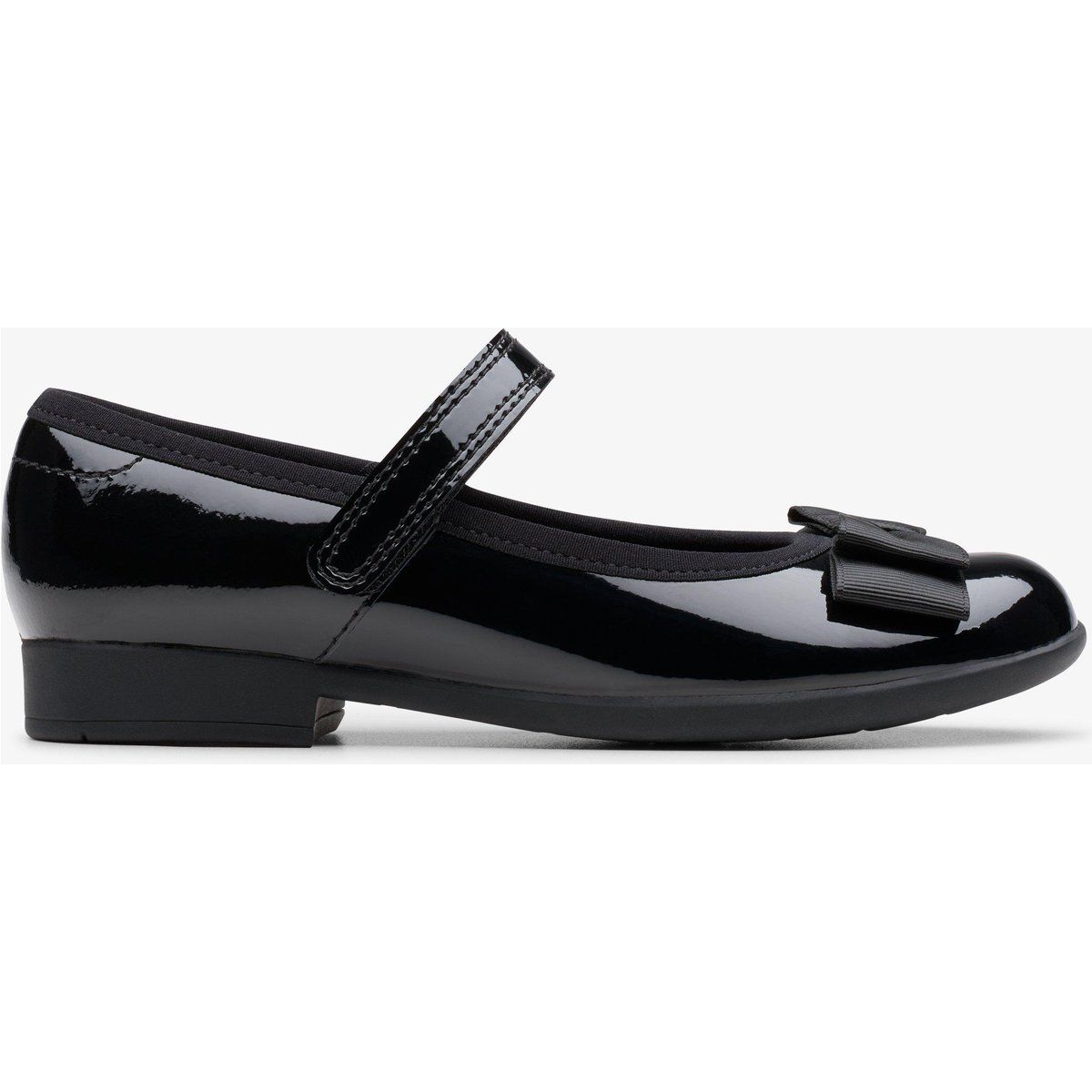 Glänzende Lackleder Mary Janes mit Schleife
