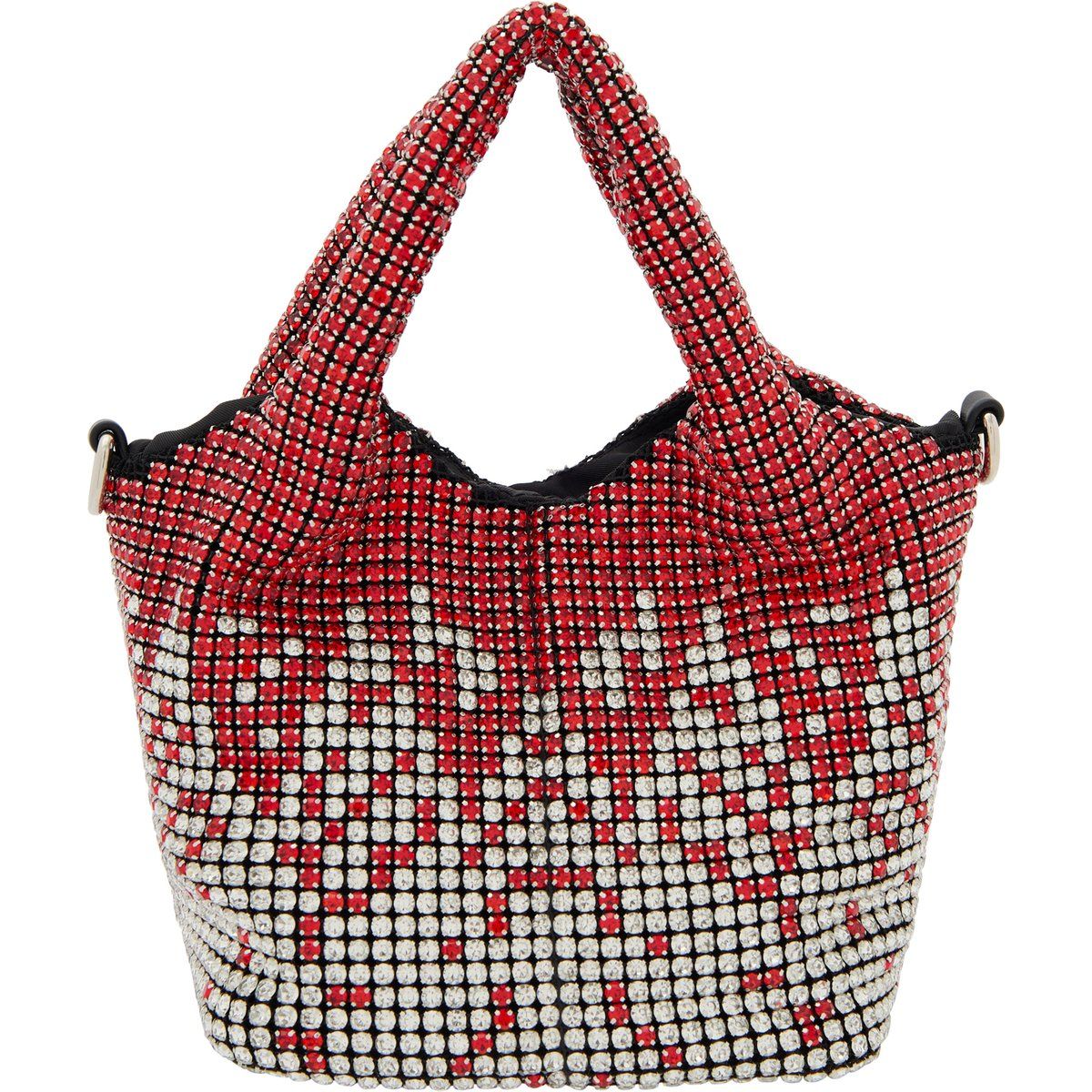 Mymo Handtasche Handtasche Frauen Rot Silber