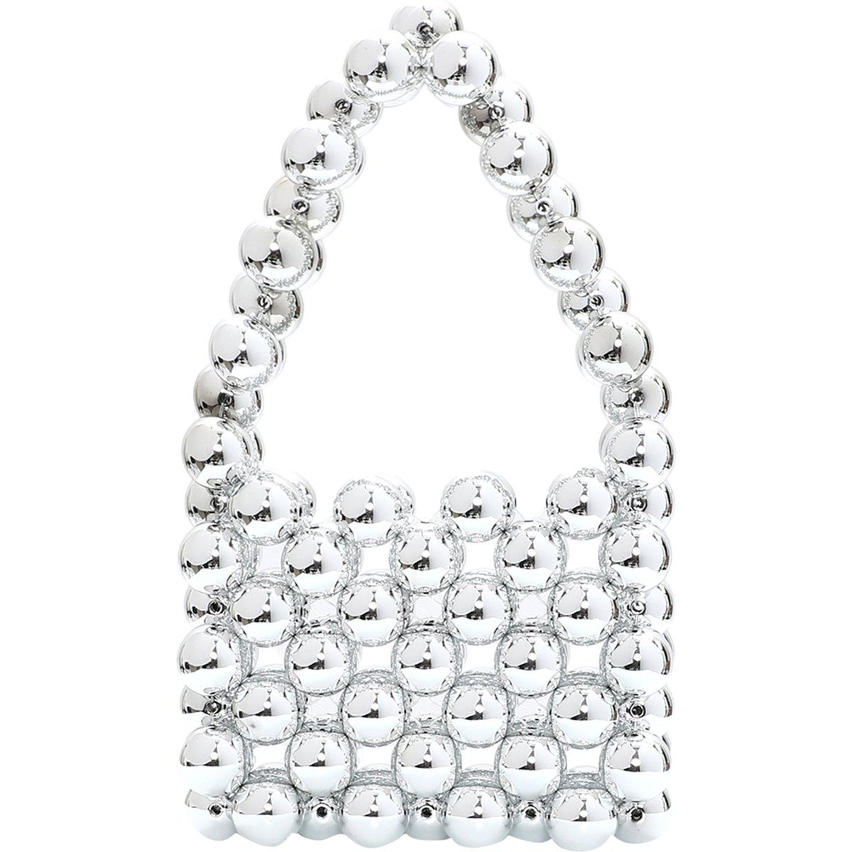 Mymo Handtasche Damen Silber