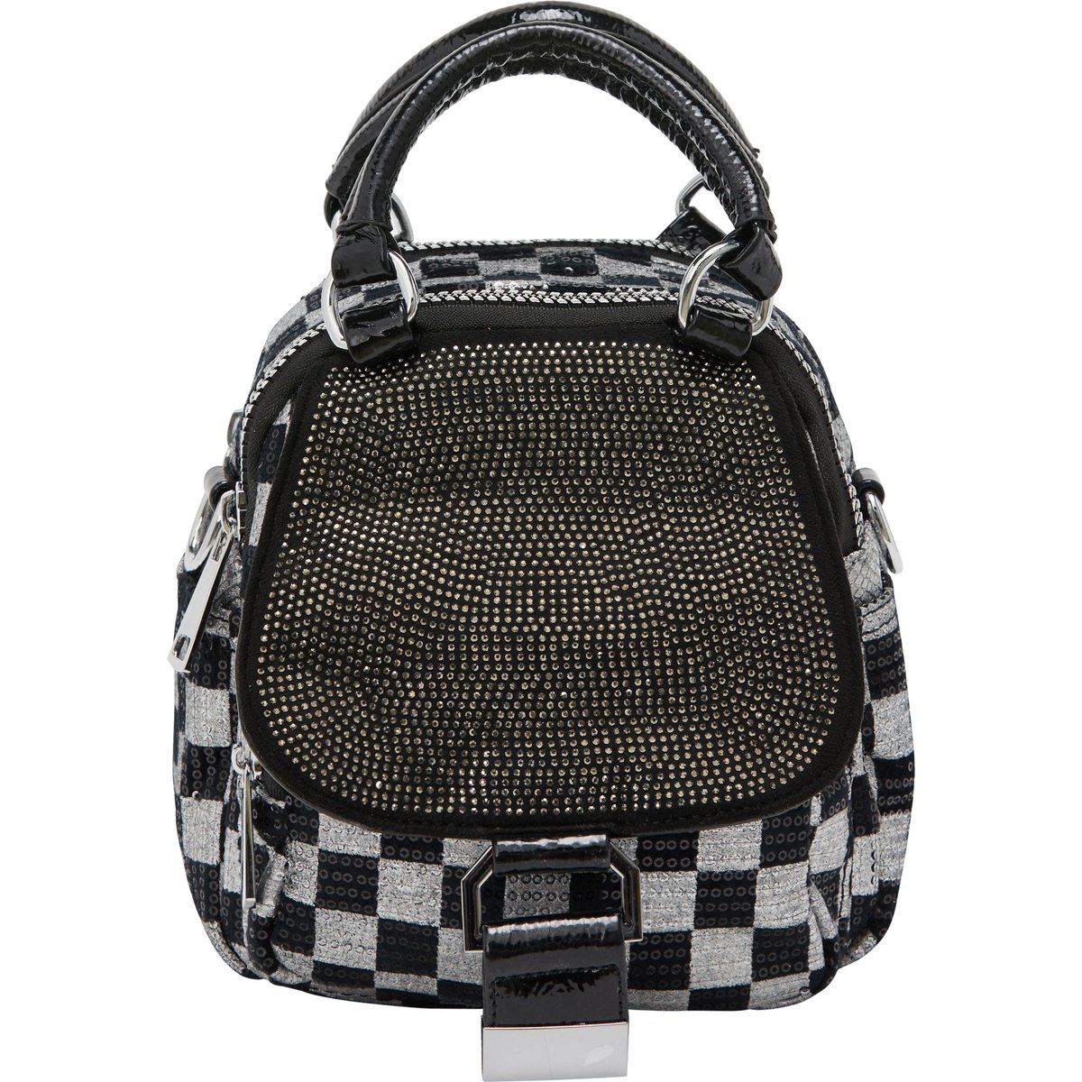 Mymo Handtasche Handtasche Frauen schwarz-weiß