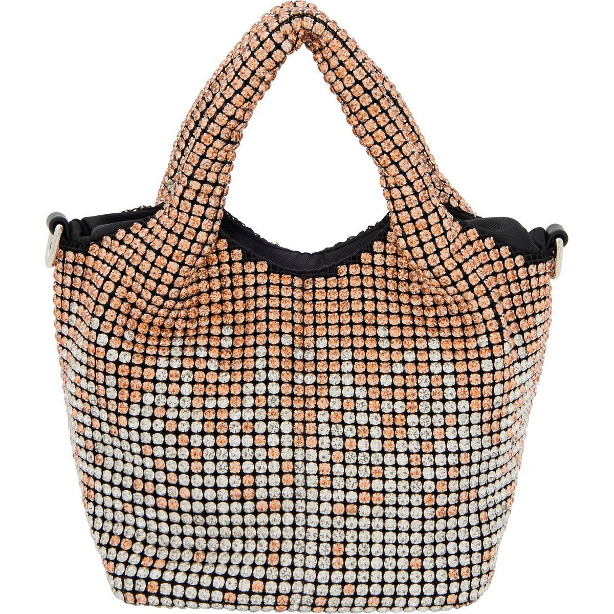 Mymo Handtasche Handtasche Frauen Champagner Silber