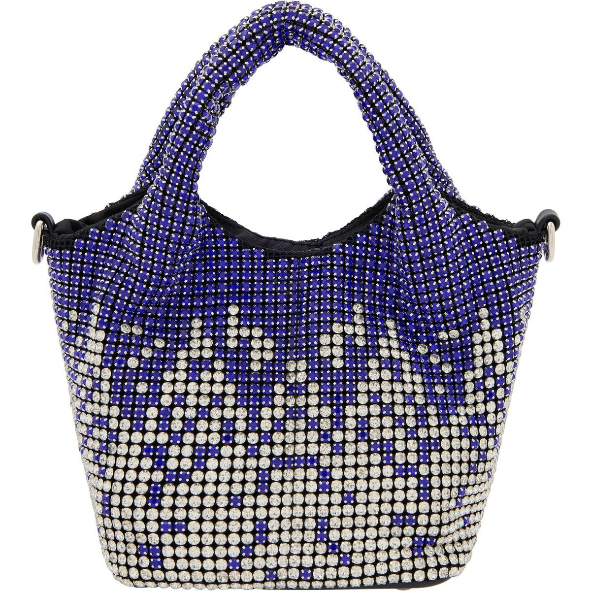 Mymo Handtasche Handtasche Frauen Blau Silber