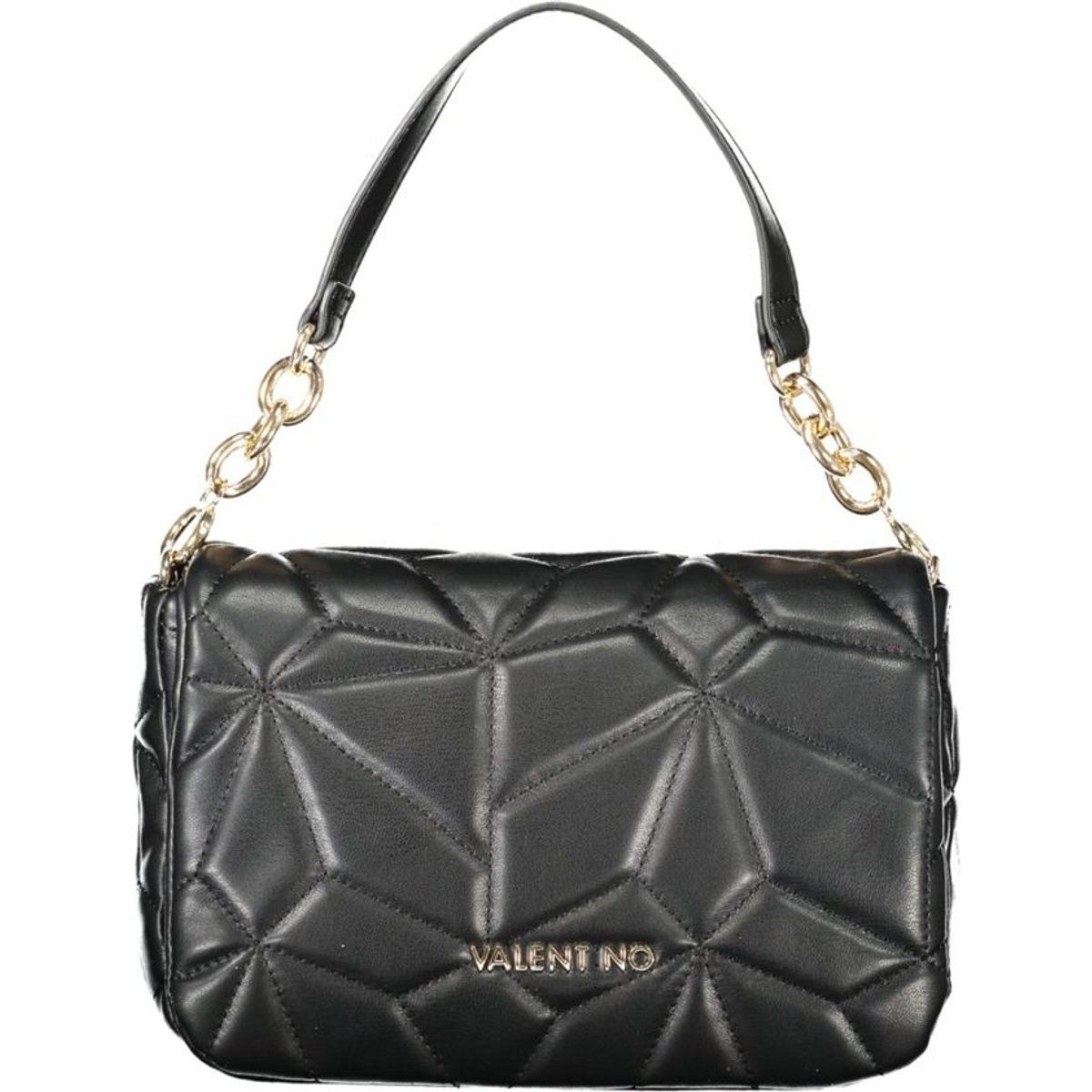 Gesteppte Schultertasche mit geometrischem Muster