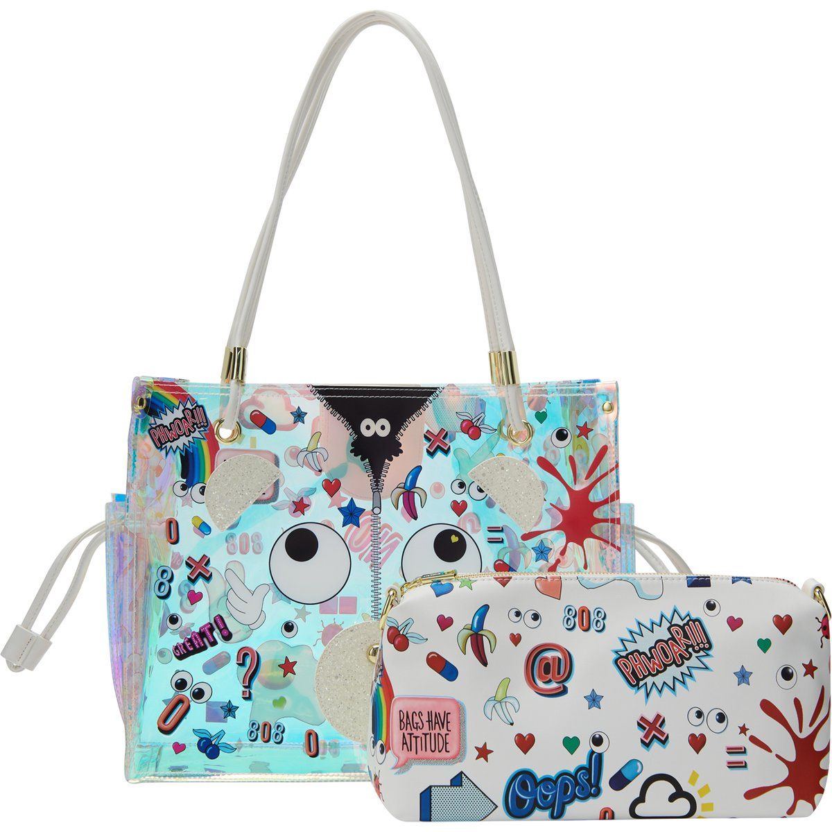 Mymo Handtasche Handtasche Frauen blau mehrfarbig
