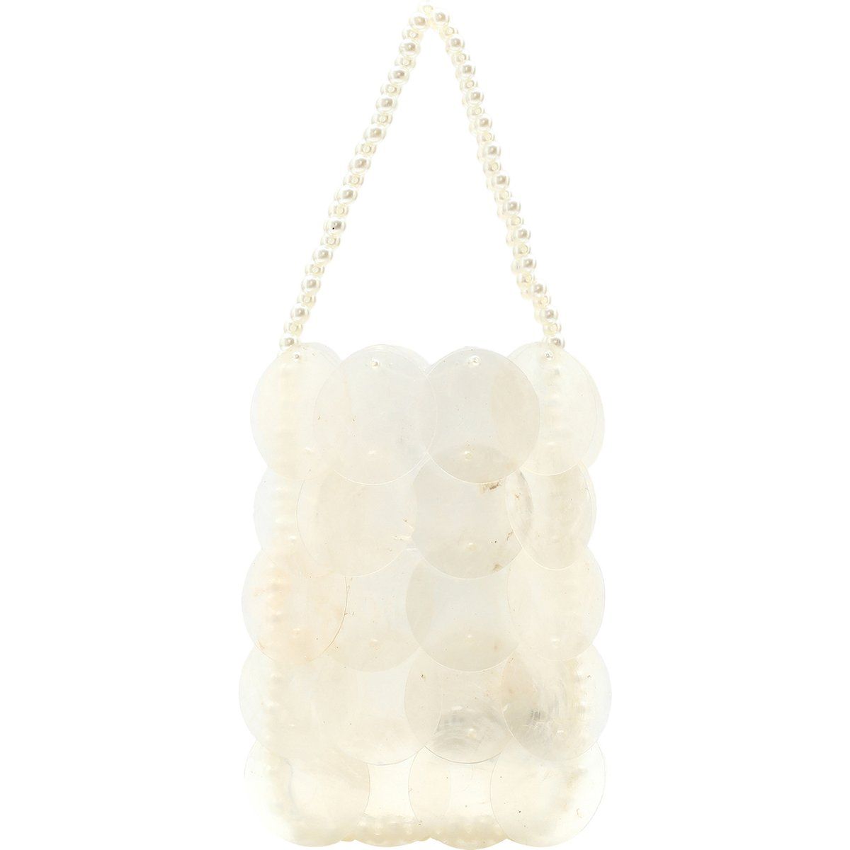 Mymo Handtasche Damen Wollweiß