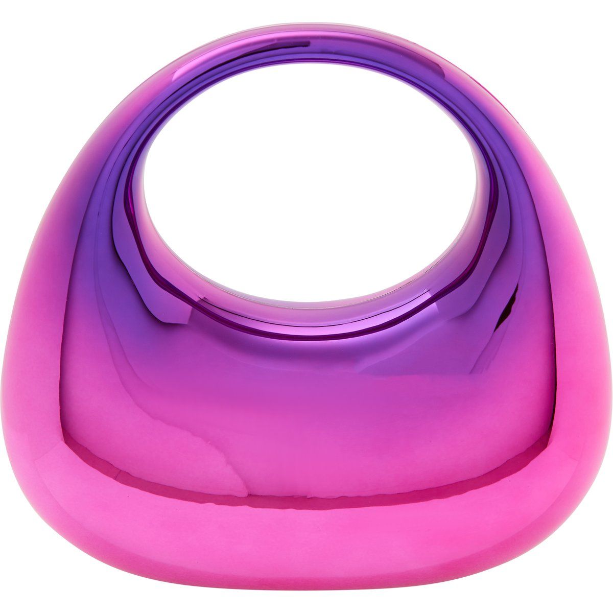 Skulpturale Mini-Tasche mit Farbverlauf