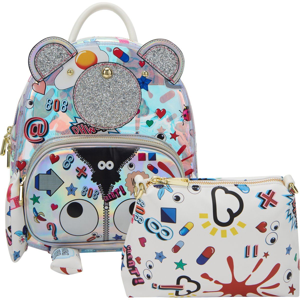 Mymo RUCKSACK RUCKSACK Frauen weiß mehrfarbig