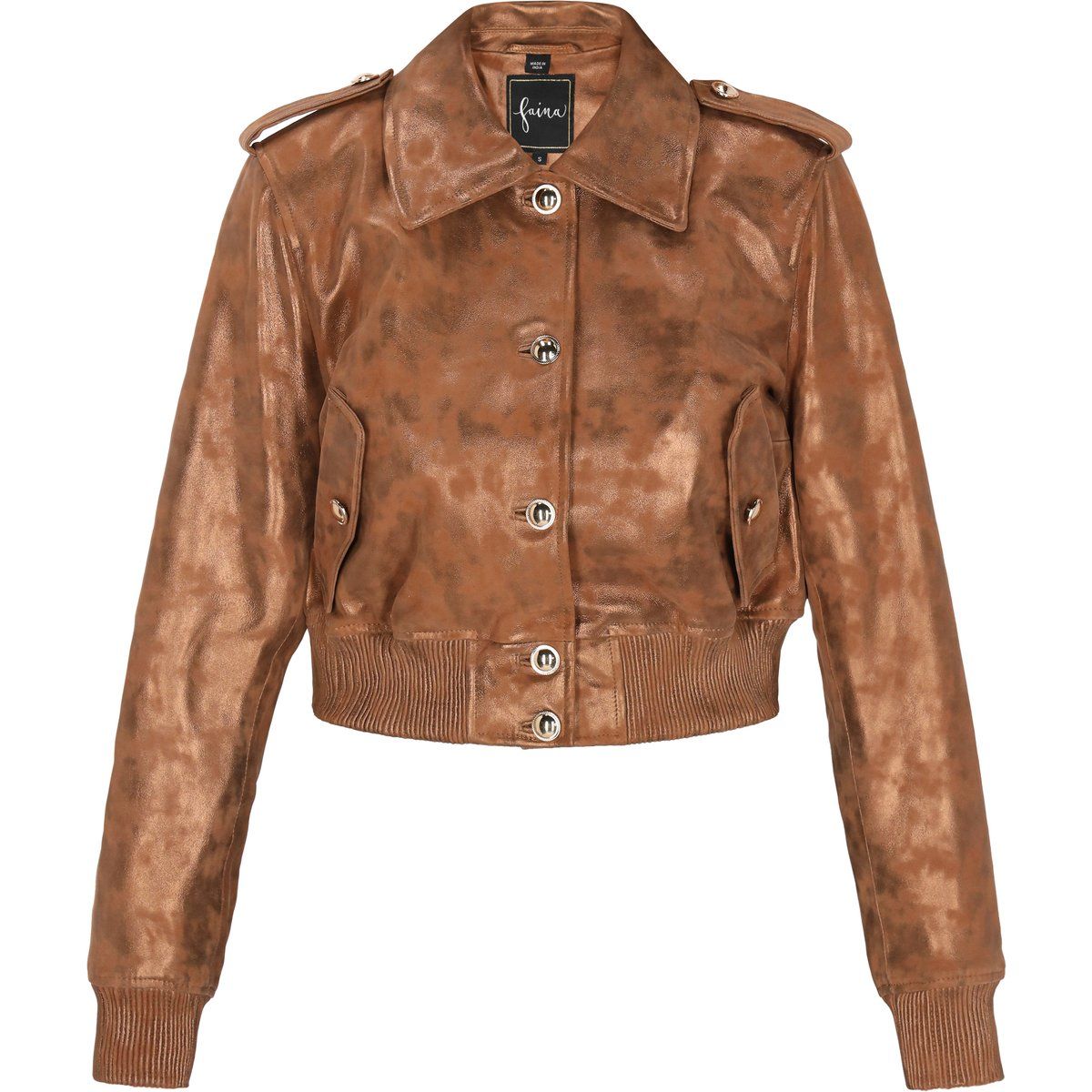 Faina Jacke Frauen Kupfer