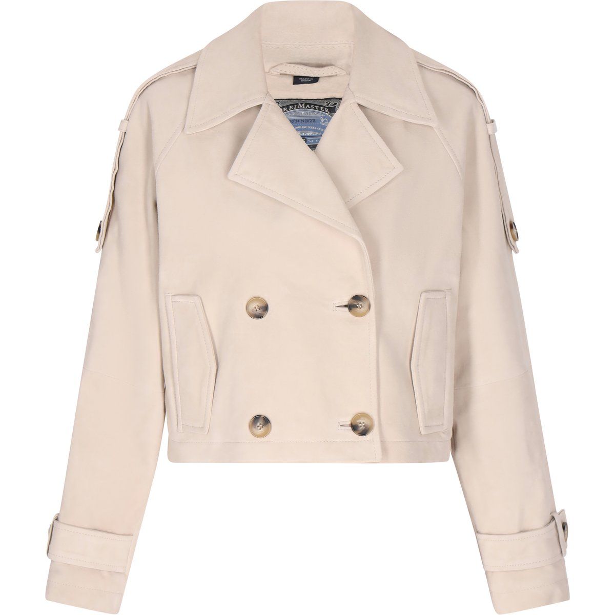 Dreimaster Jacke Frauen cremefarben