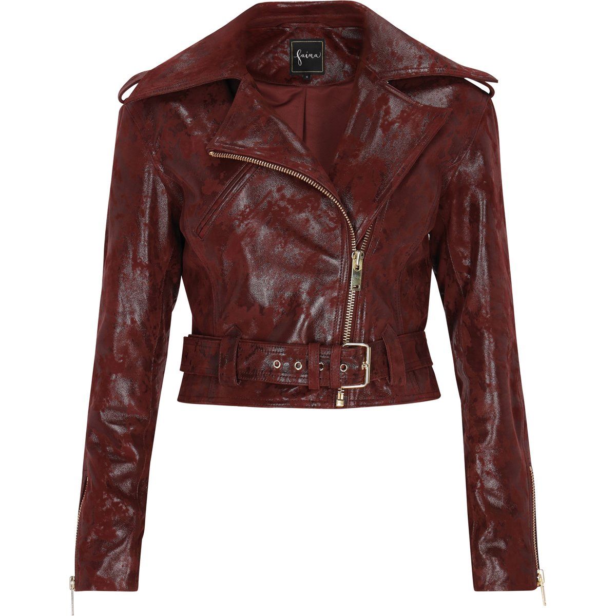 Faina Jacke Frauen Burgund