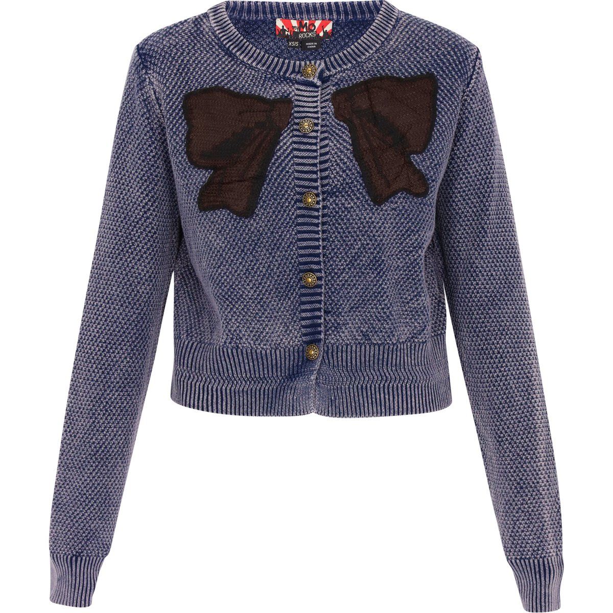 Mymo Strickjacke Frauen Marine