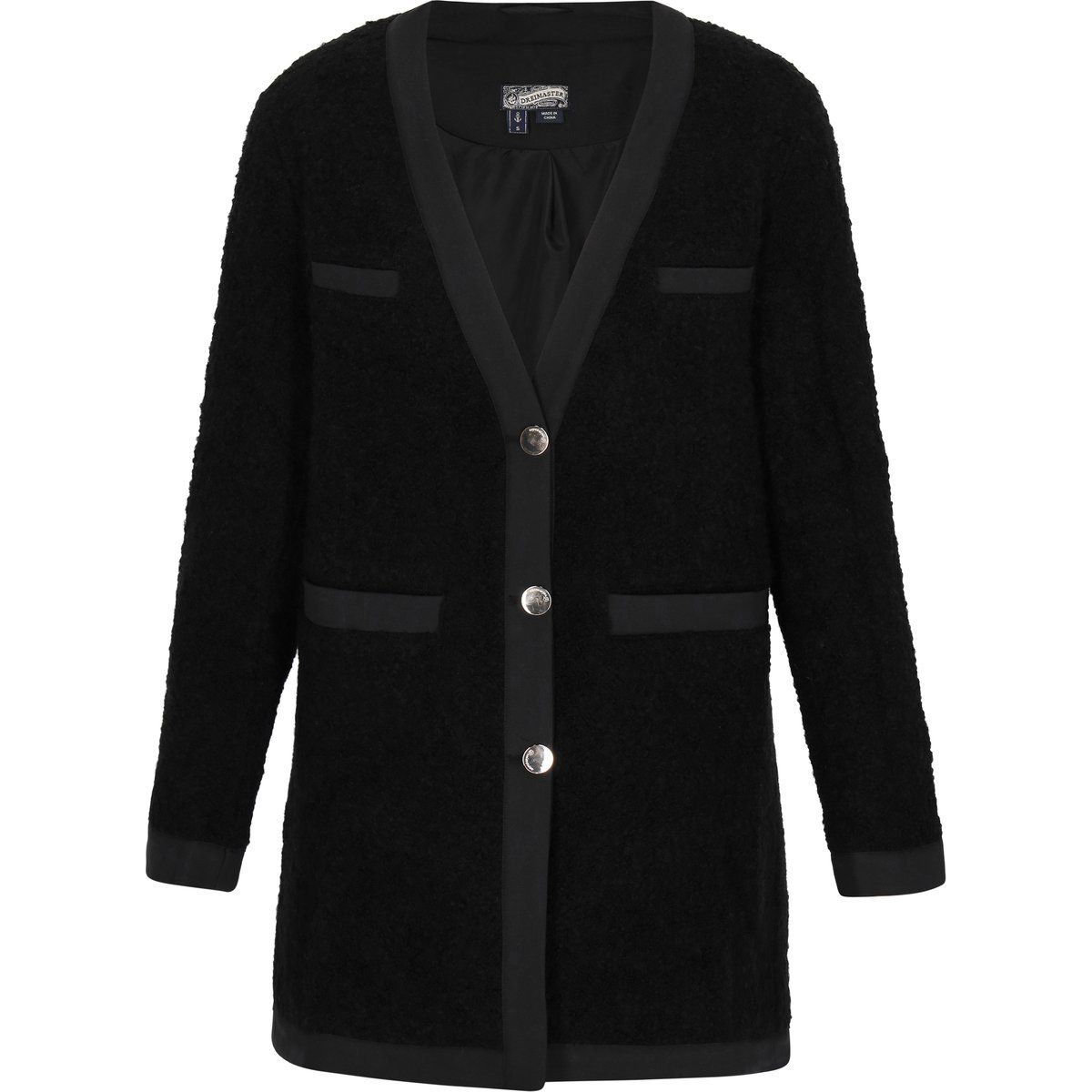 Dreimaster Blazer Frauen Schwarz