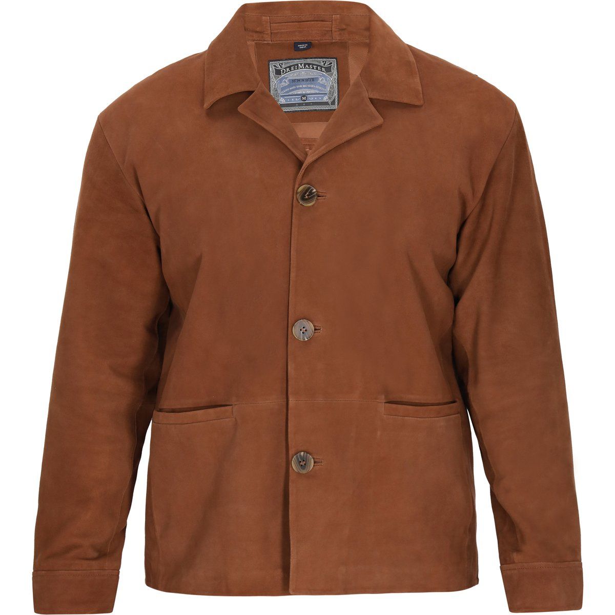 Dreimaster Jacke Männer Cognac