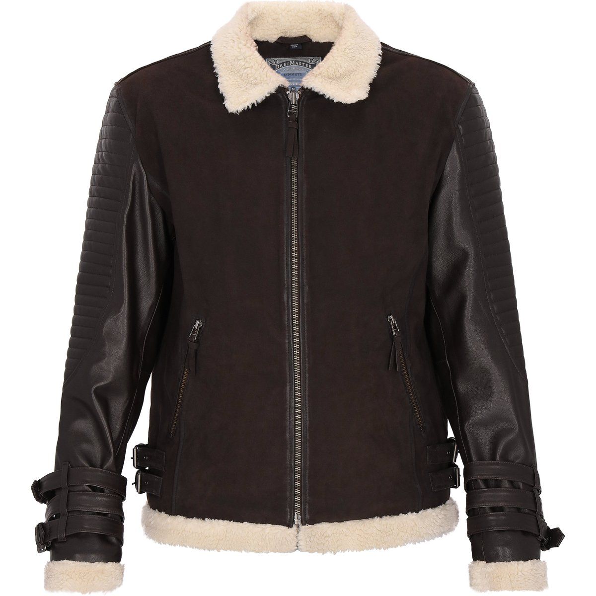 Dreimaster Jacke Männer braun