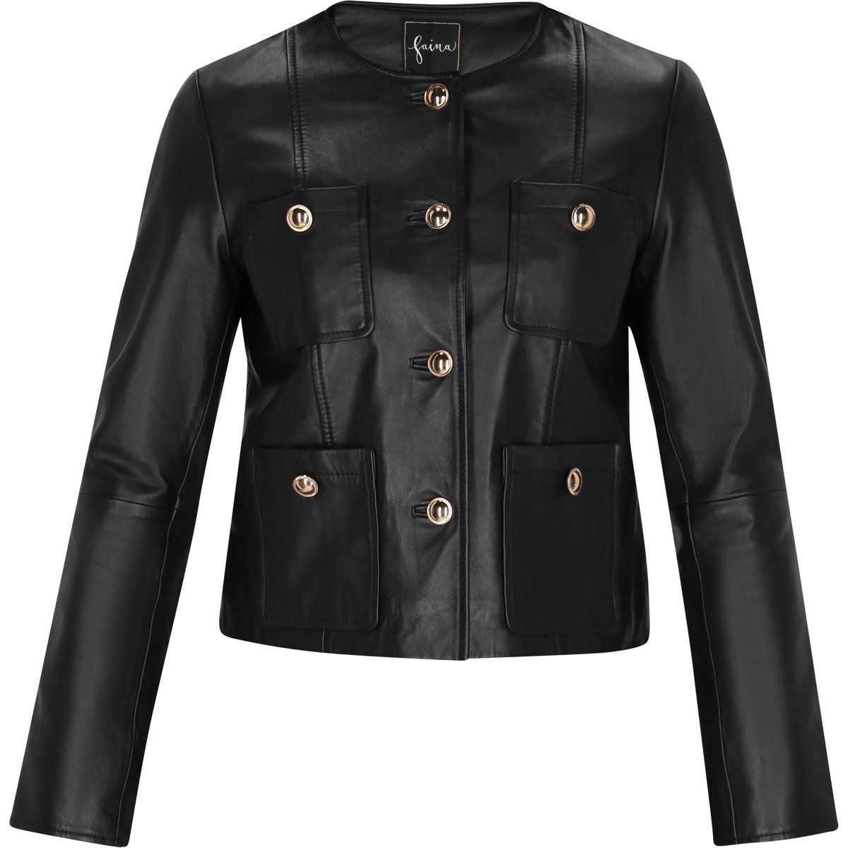 Faina Jacke Frauen Schwarz
