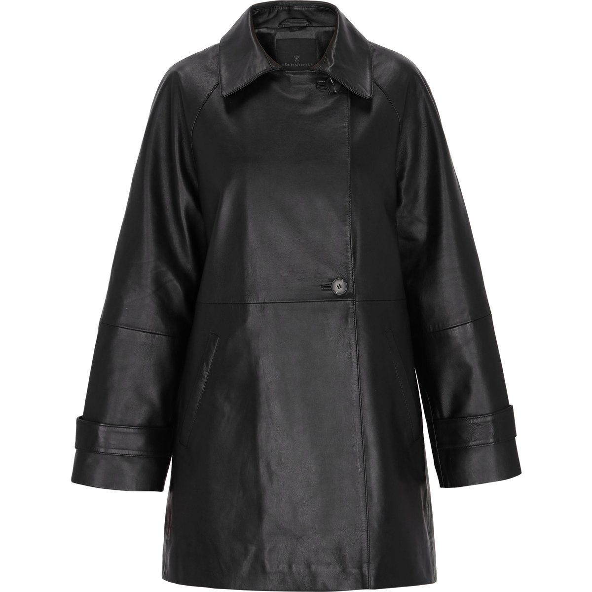Dreimaster Mantel Frauen Schwarz