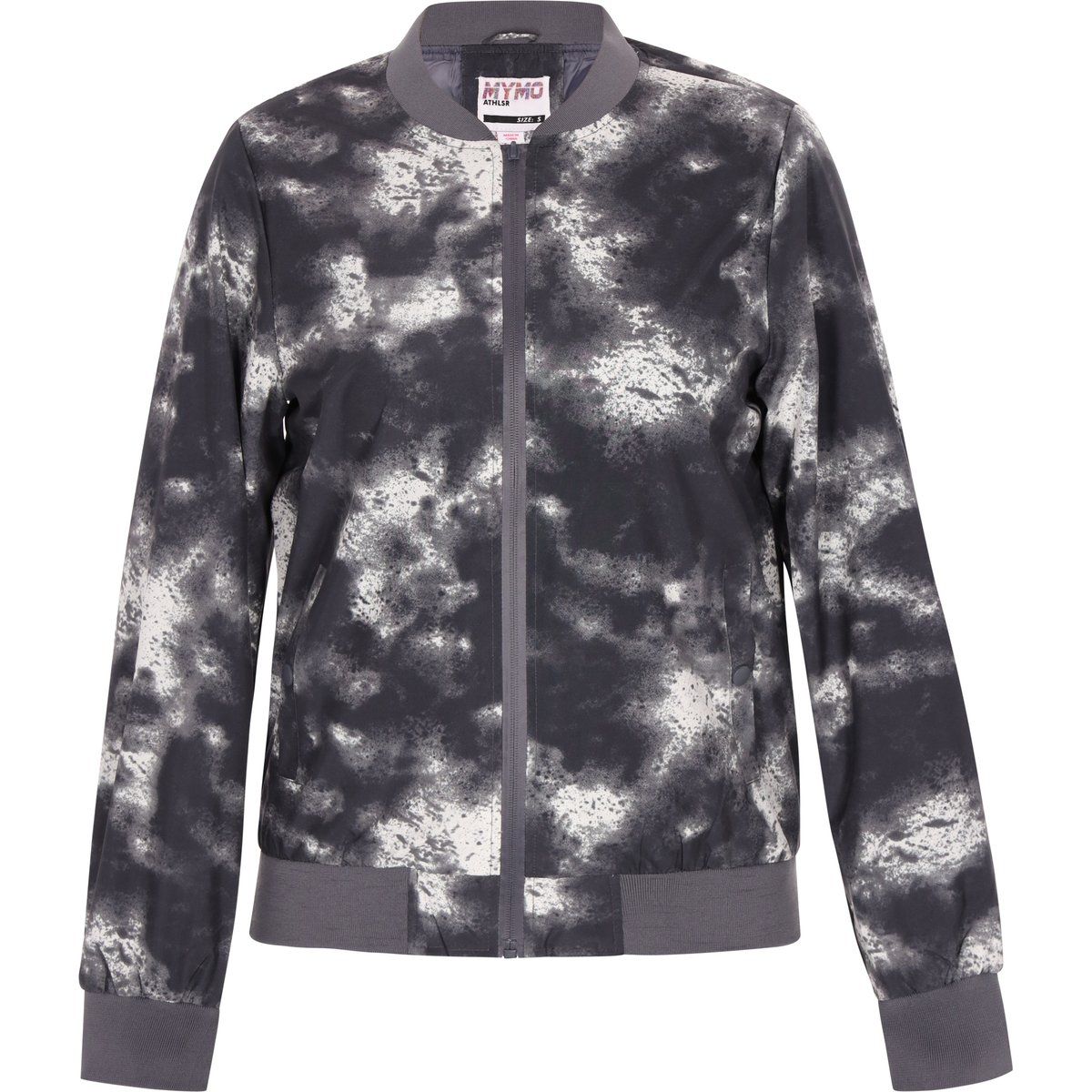 Damen Bomberjacke mit abstraktem Print