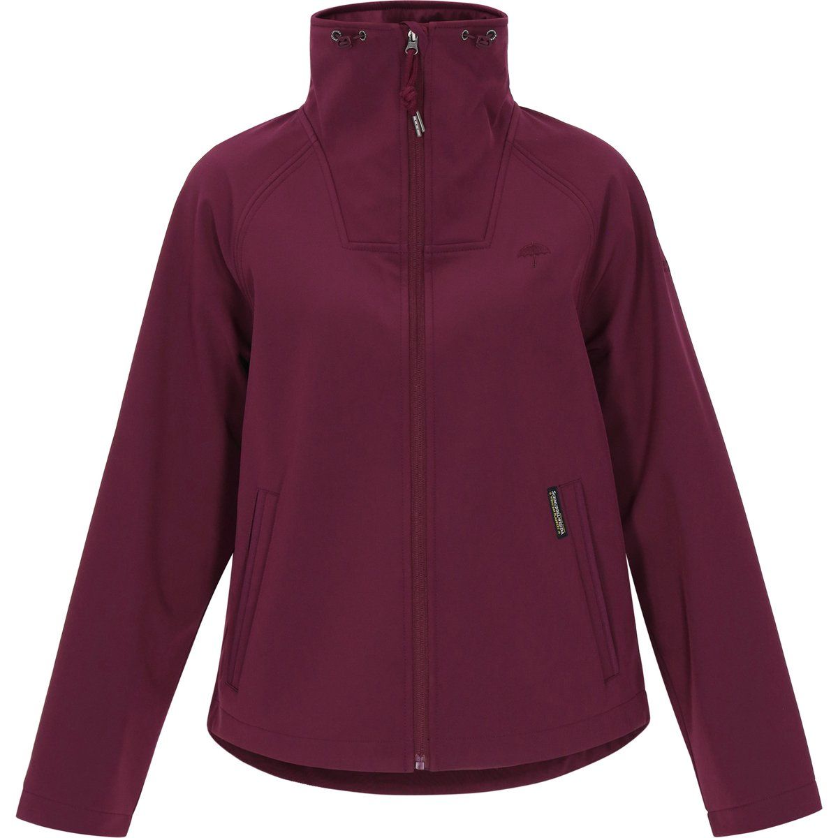Schmuddelwedda Softshelljacke Frauen Burgund