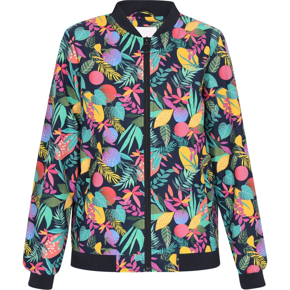 Mymo Jacke Frauen schwarz mehrfarbig