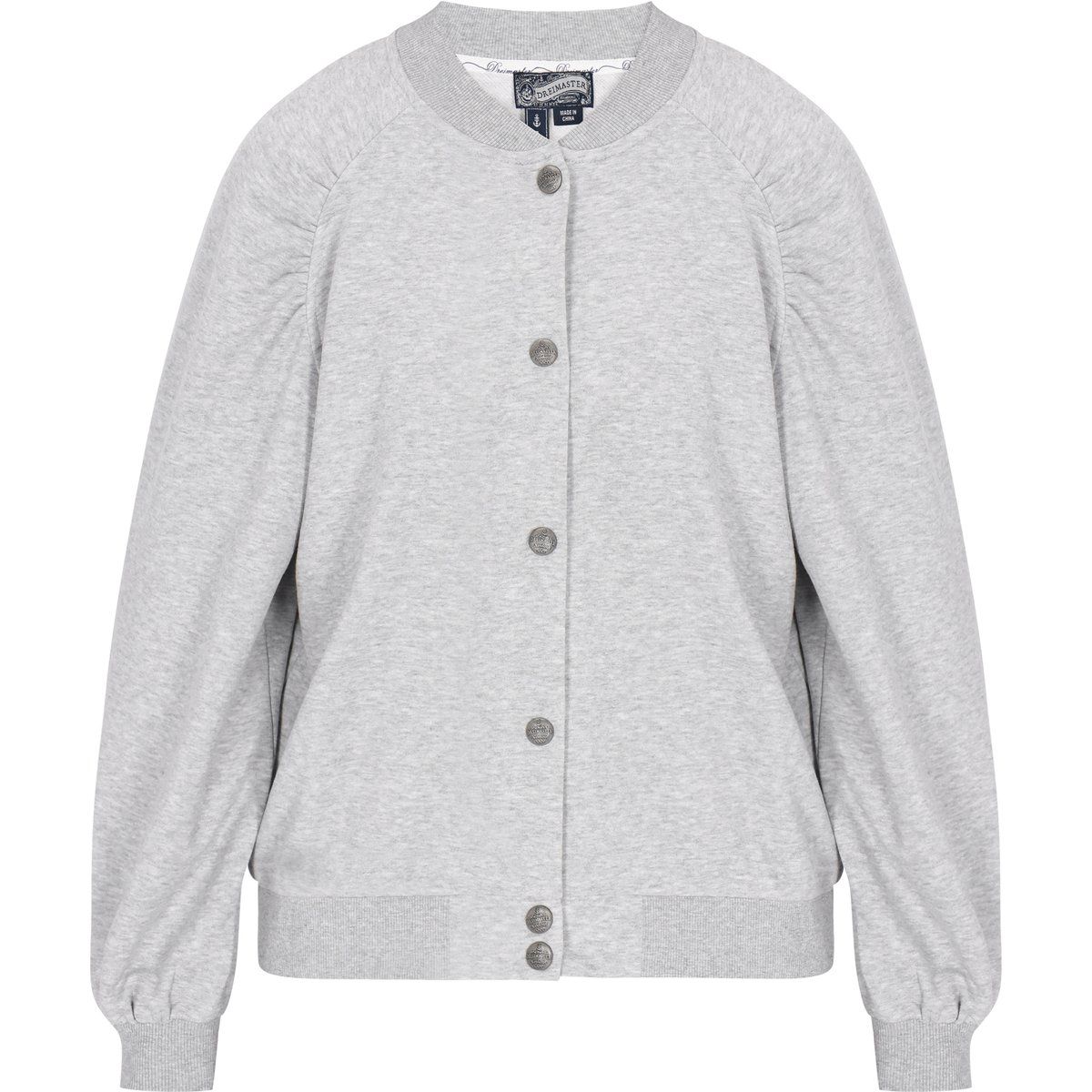Dreimaster Jacke Frauen Graumelange