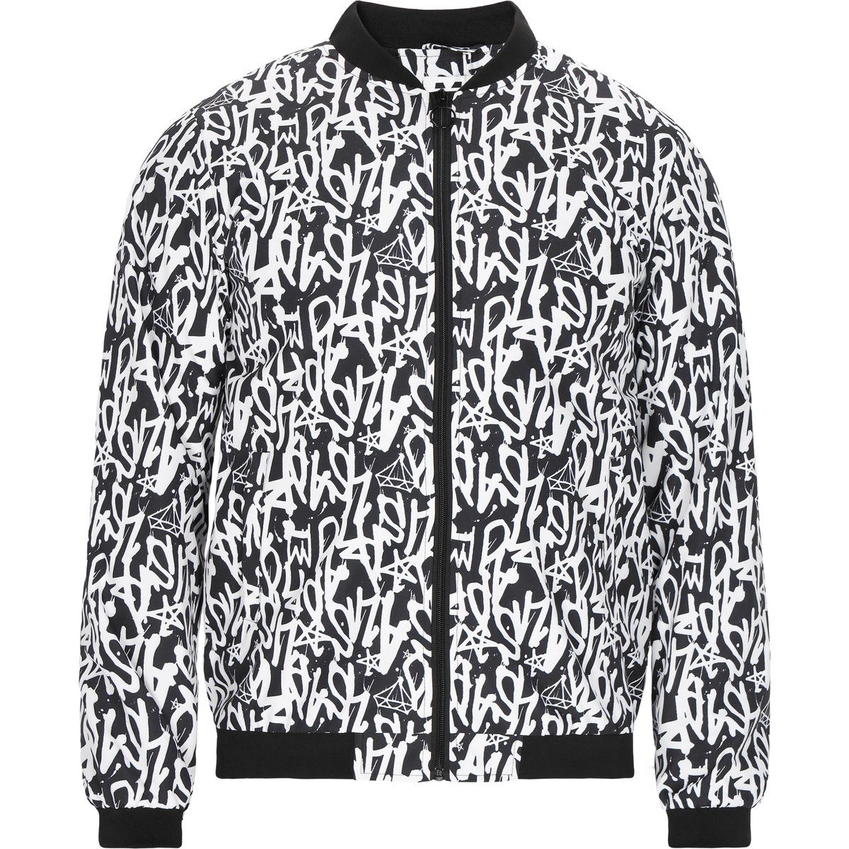Mo Jacke Männer weiß-schwarz