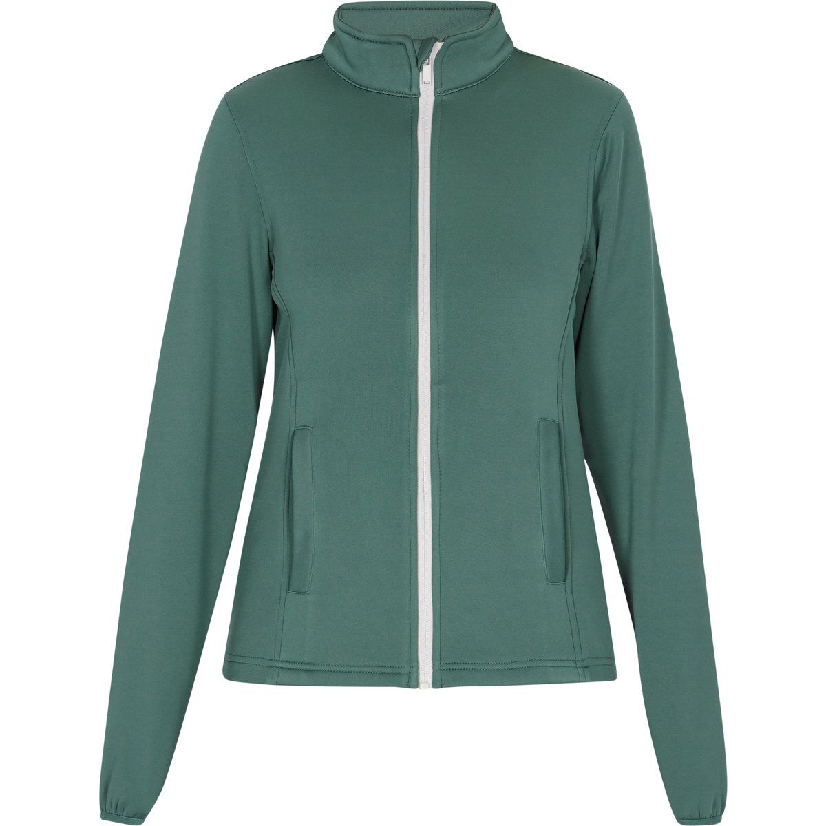 Lässige figurbetonte Jacke mit Reißverschluss