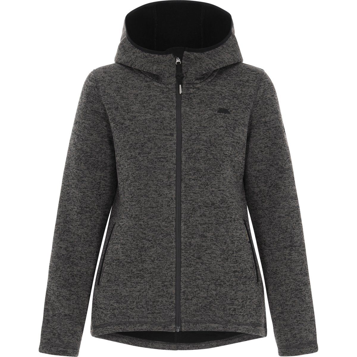 Schmuddelwedda Jacke Frauen dunkelgrau meliert