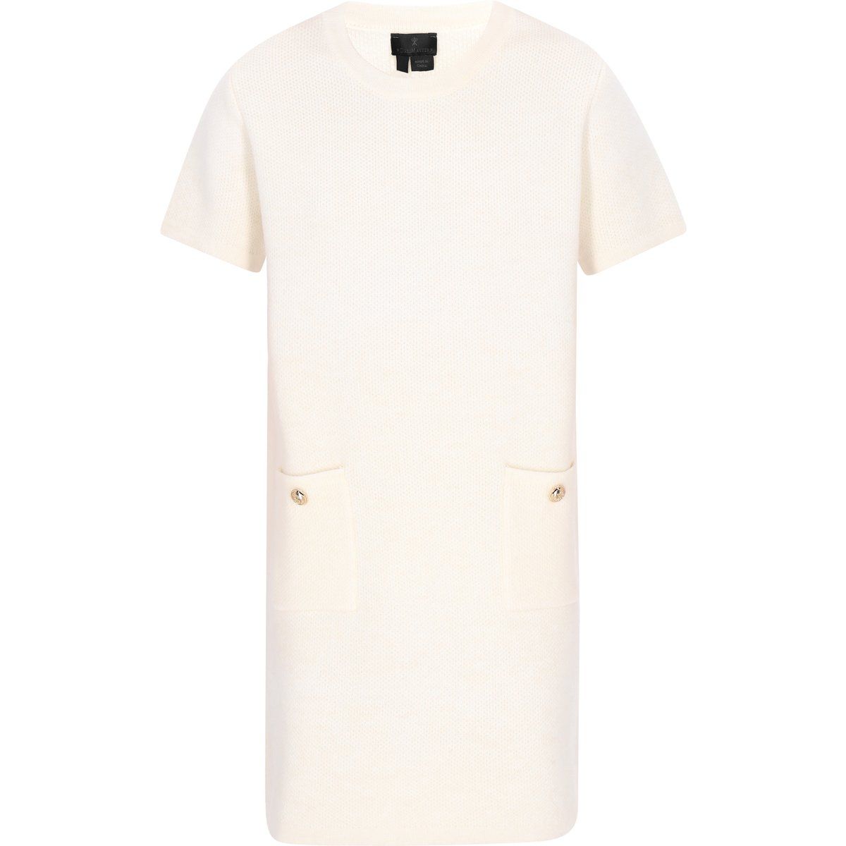 Dreimaster Kleid Frauen cremefarben