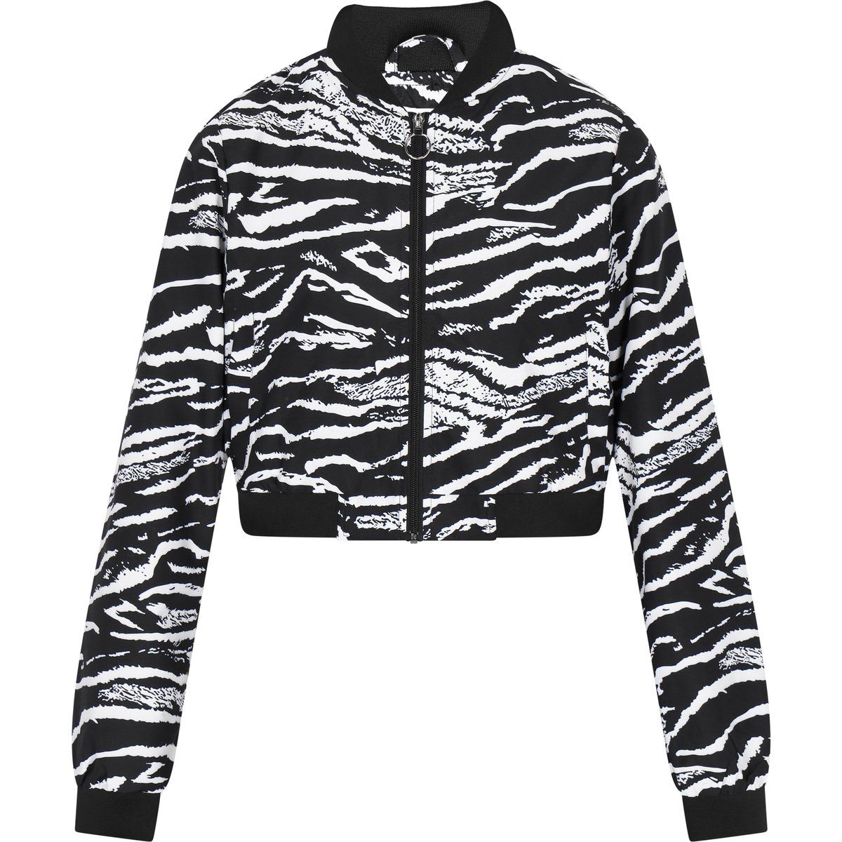 Bomberjacke mit Zebra-Print