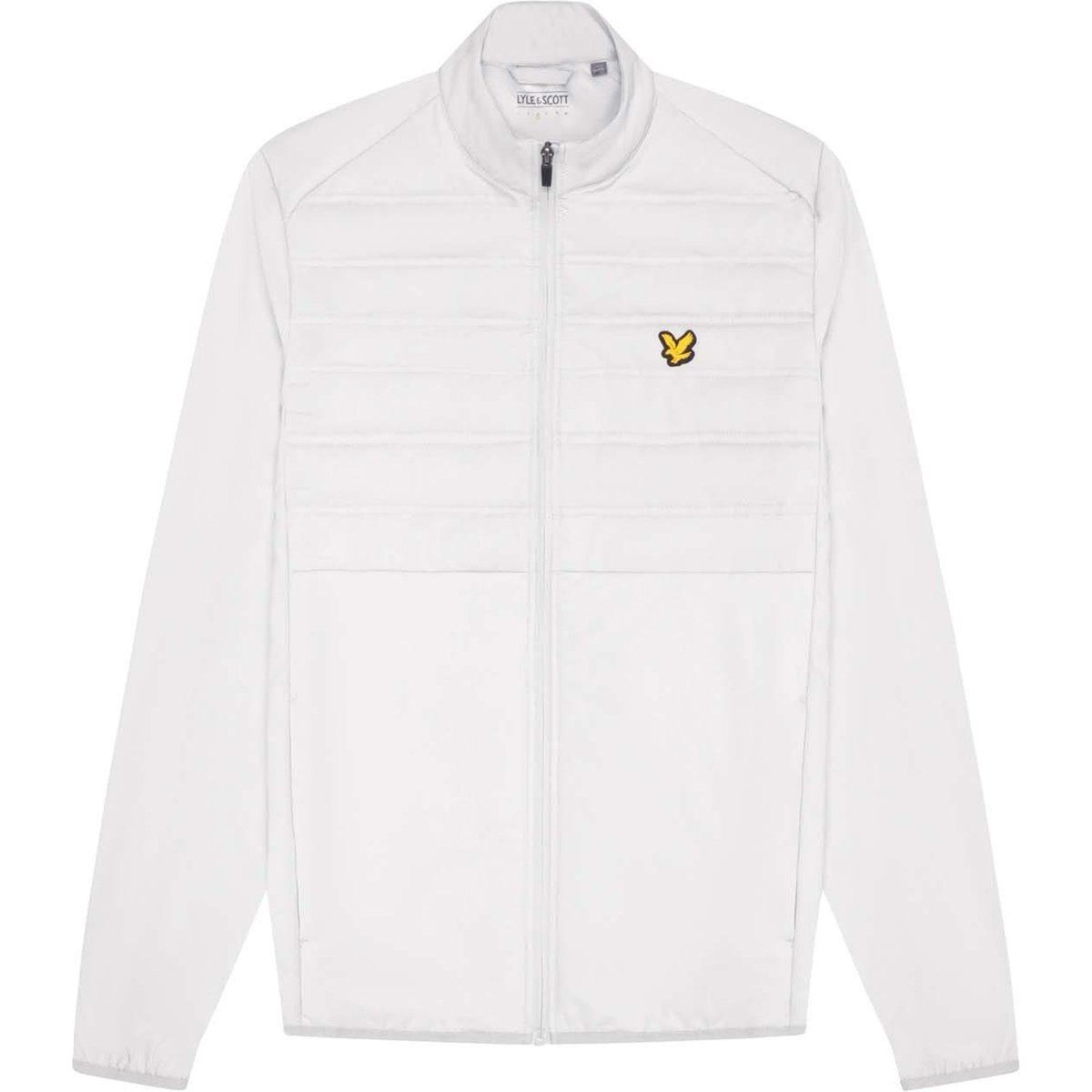 Hybrid-Steppjacke mit durchgehendem Reißverschluss