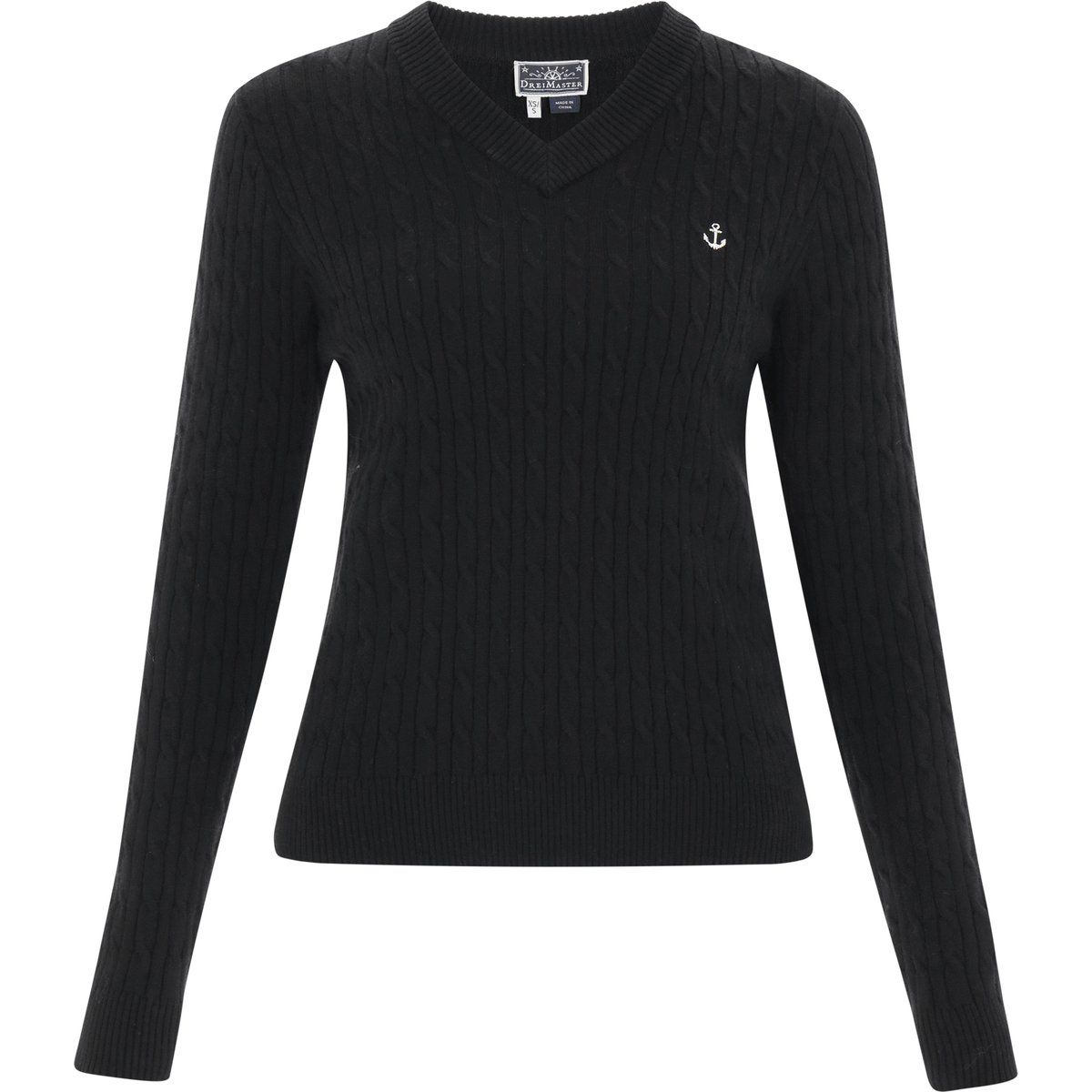 Dreimaster Pullover Frauen Schwarz
