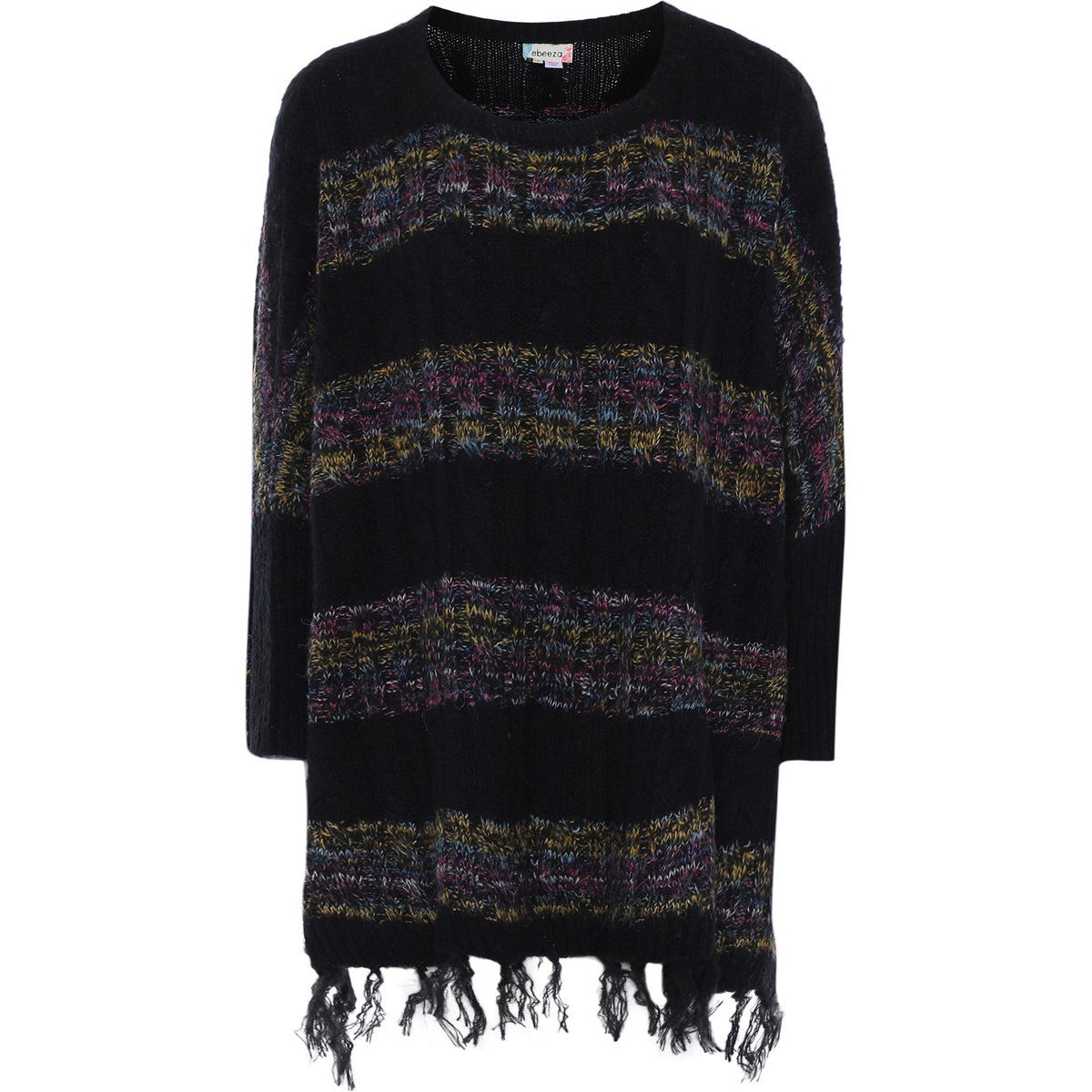 Mymo Pullover Frauen schwarz