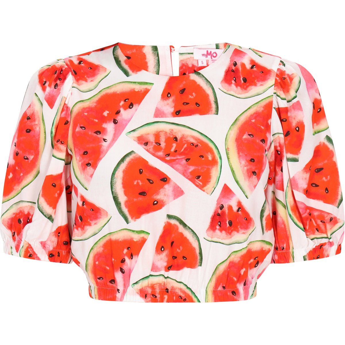 Mymo Bluse Frauen rot mehrfarbig