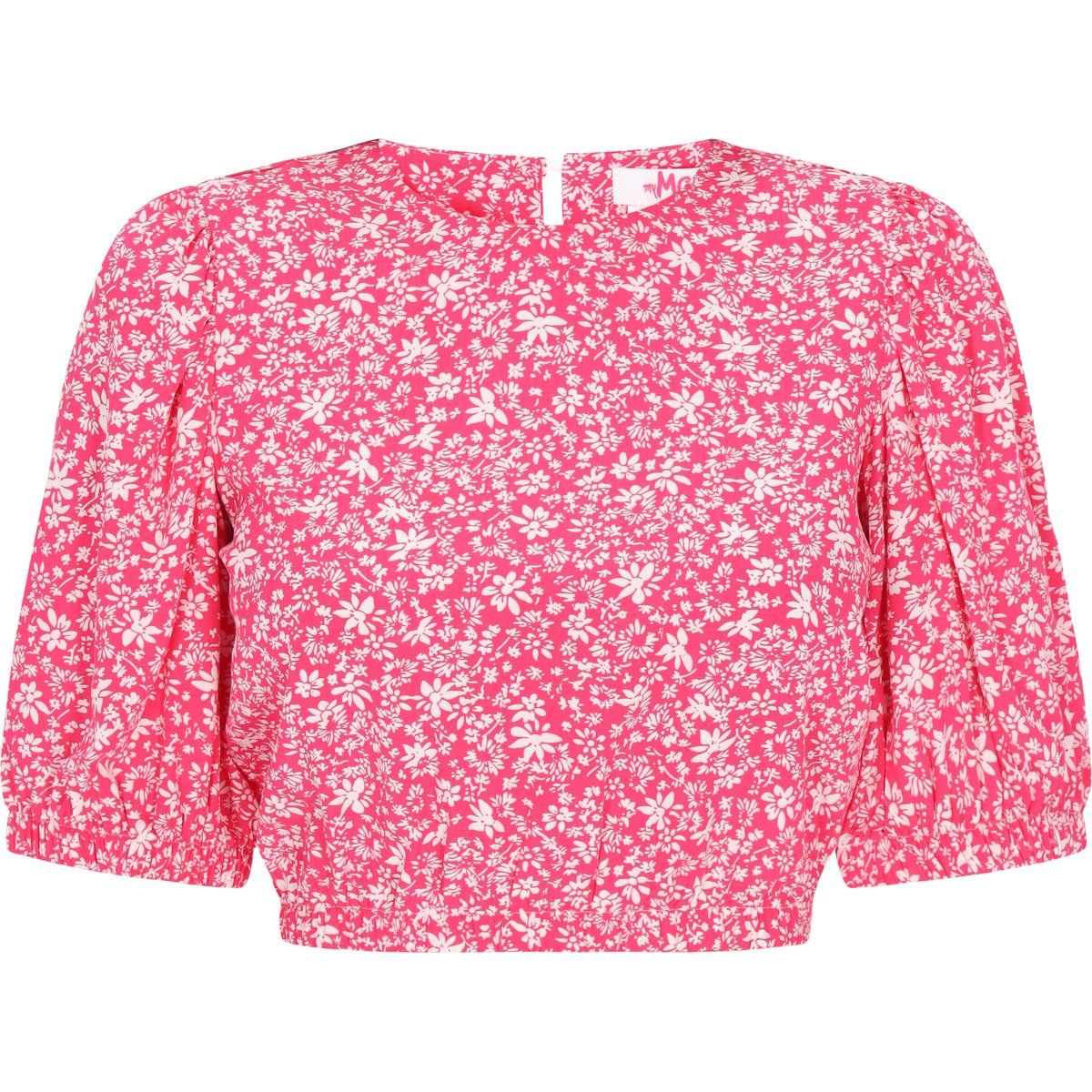 Mymo Bluse Frauen rosa weiß