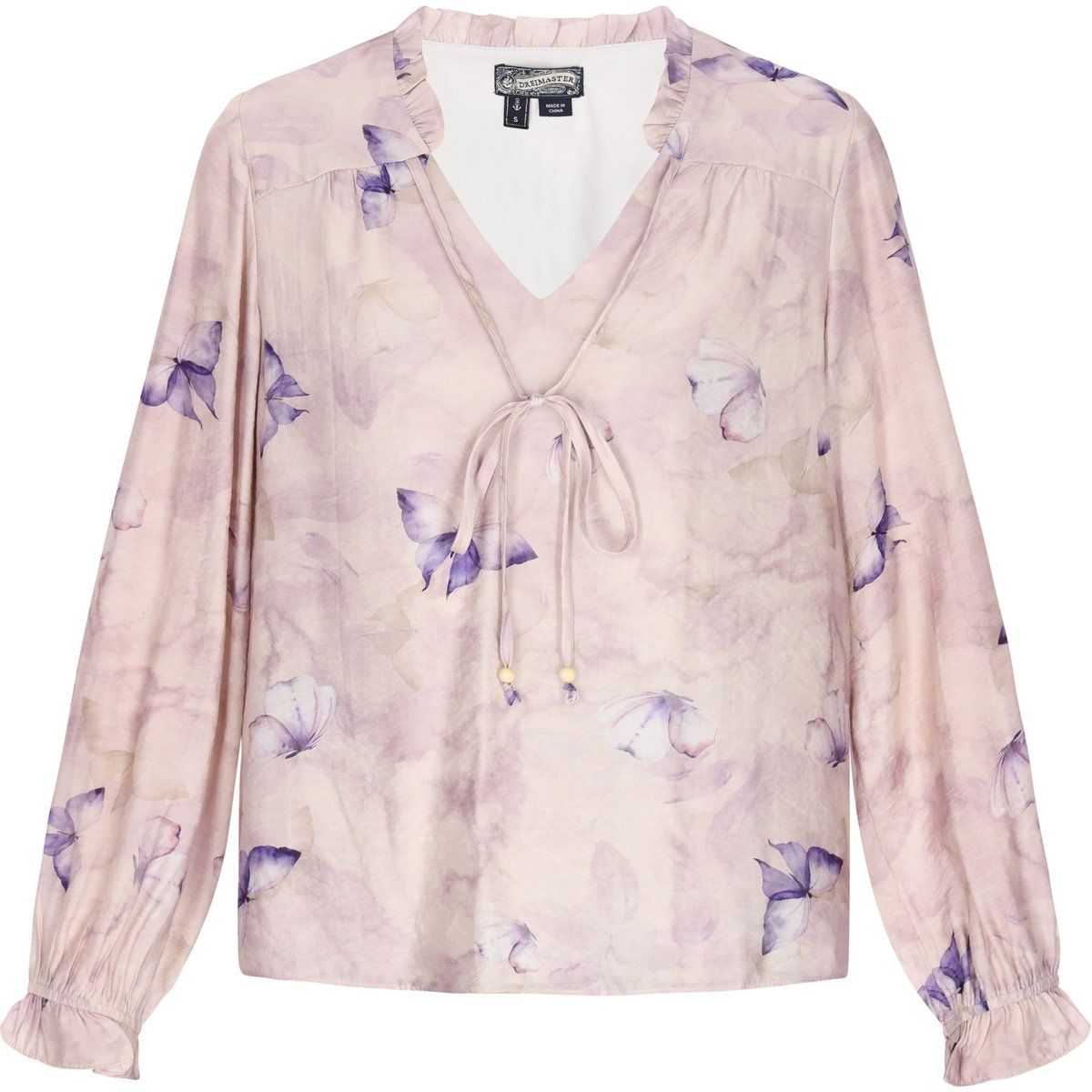 Dreimaster Bluse Frauen lila