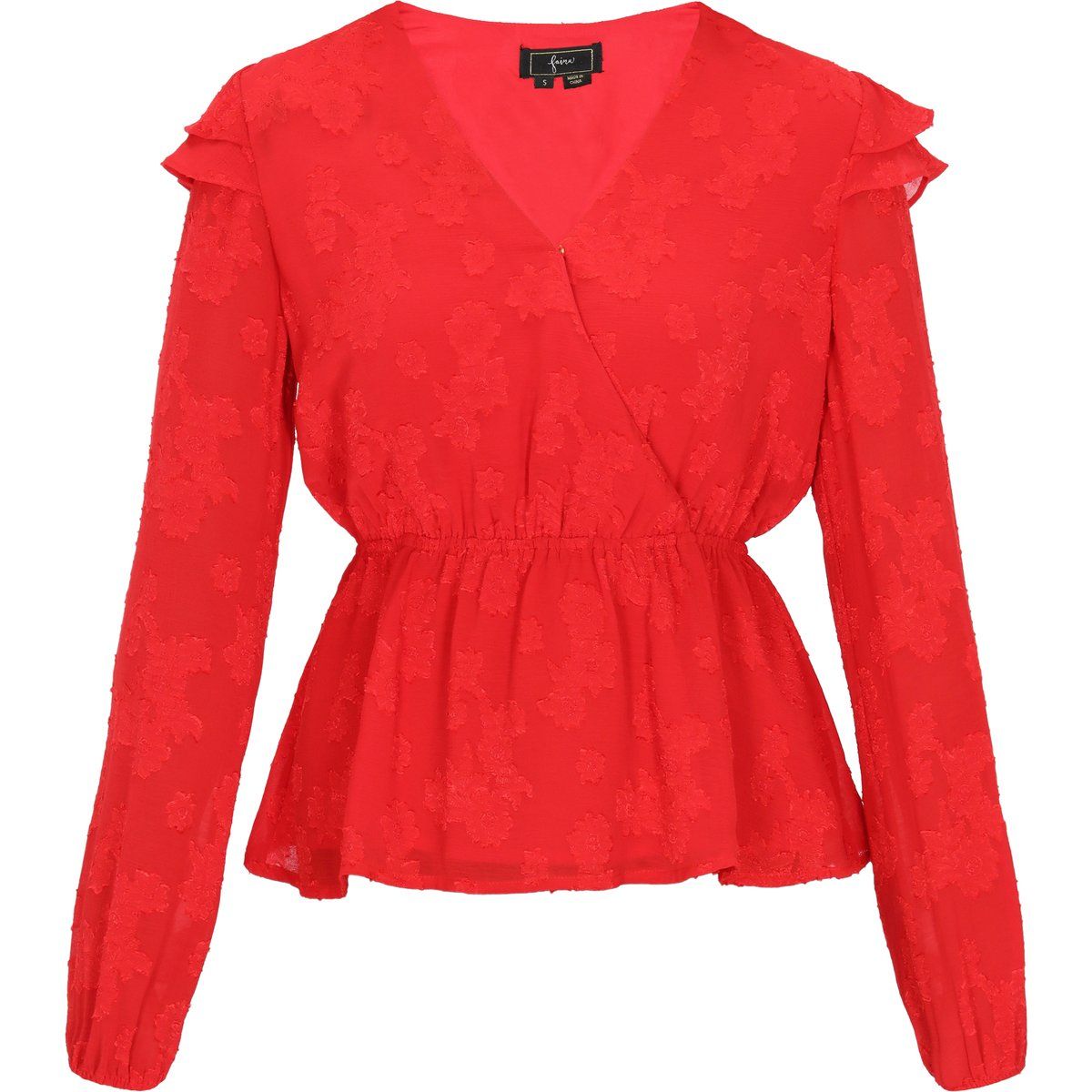 Faina Bluse Frauen Rot