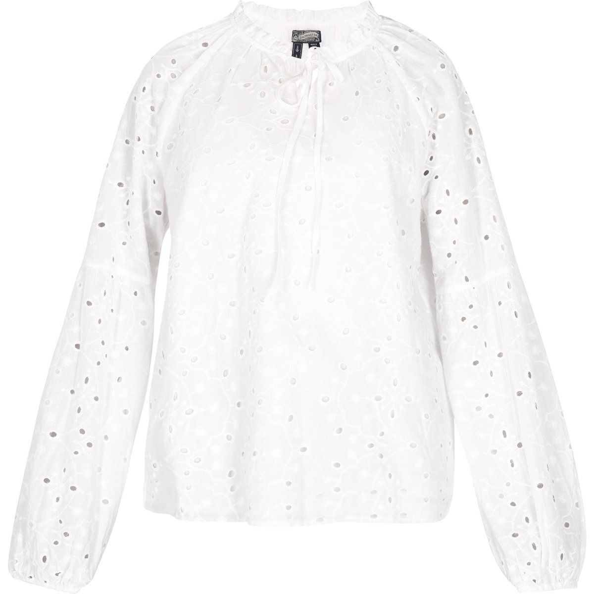 Dreimaster Bluse Frauen Weiß