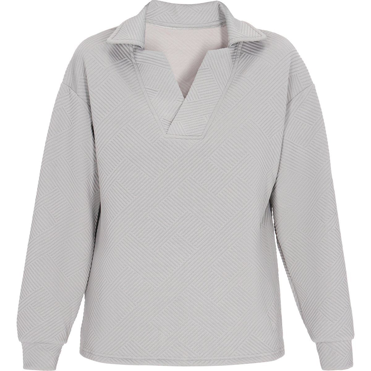 Mymo Bluse Frauen hellgrau