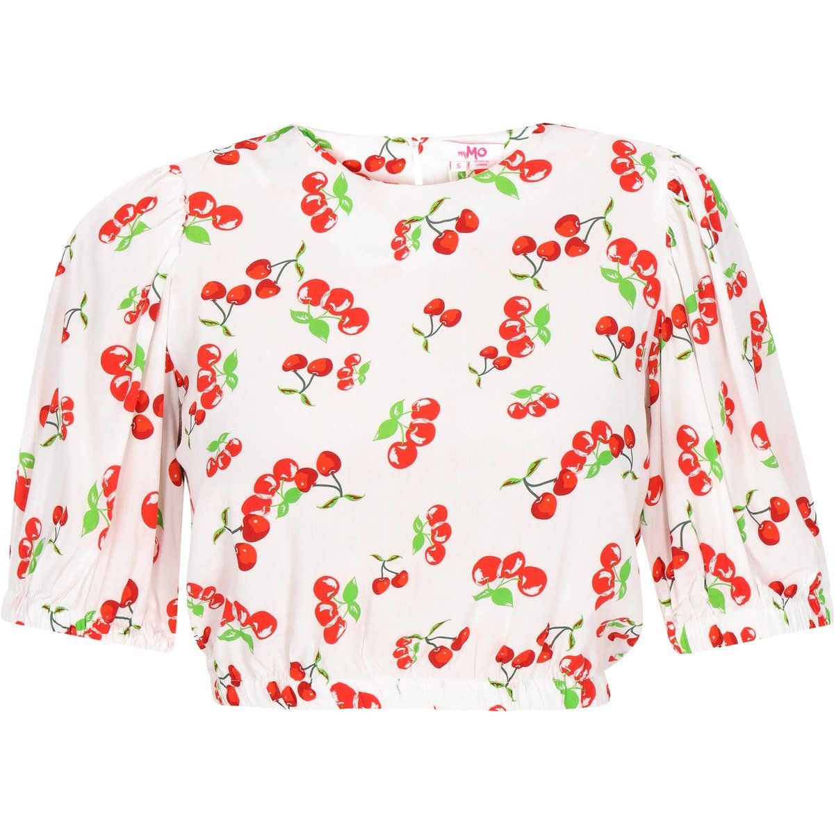 Mymo Bluse Frauen weiß mehrfarbig