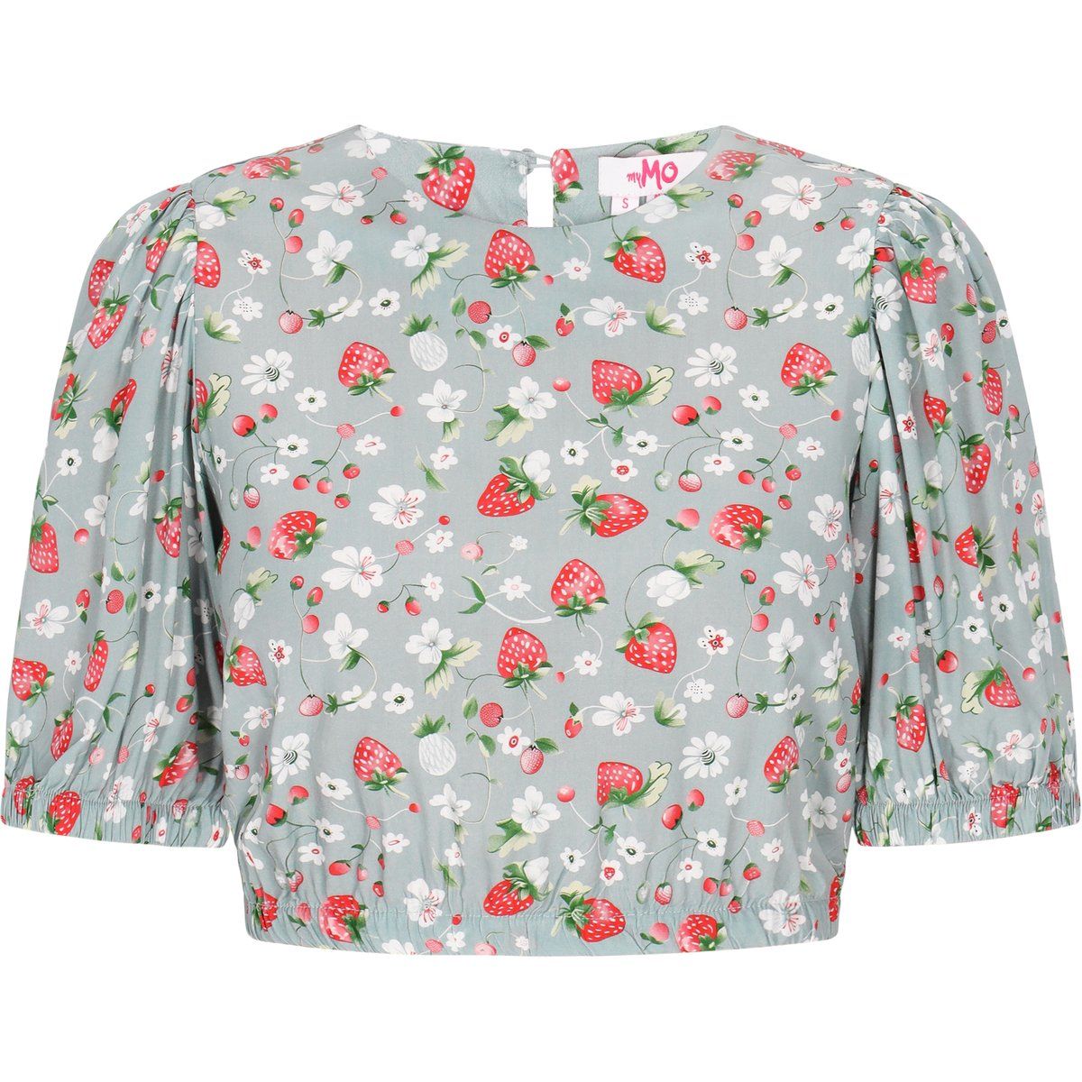 Mymo Bluse Frauen Salbeigrün mehrfarbig